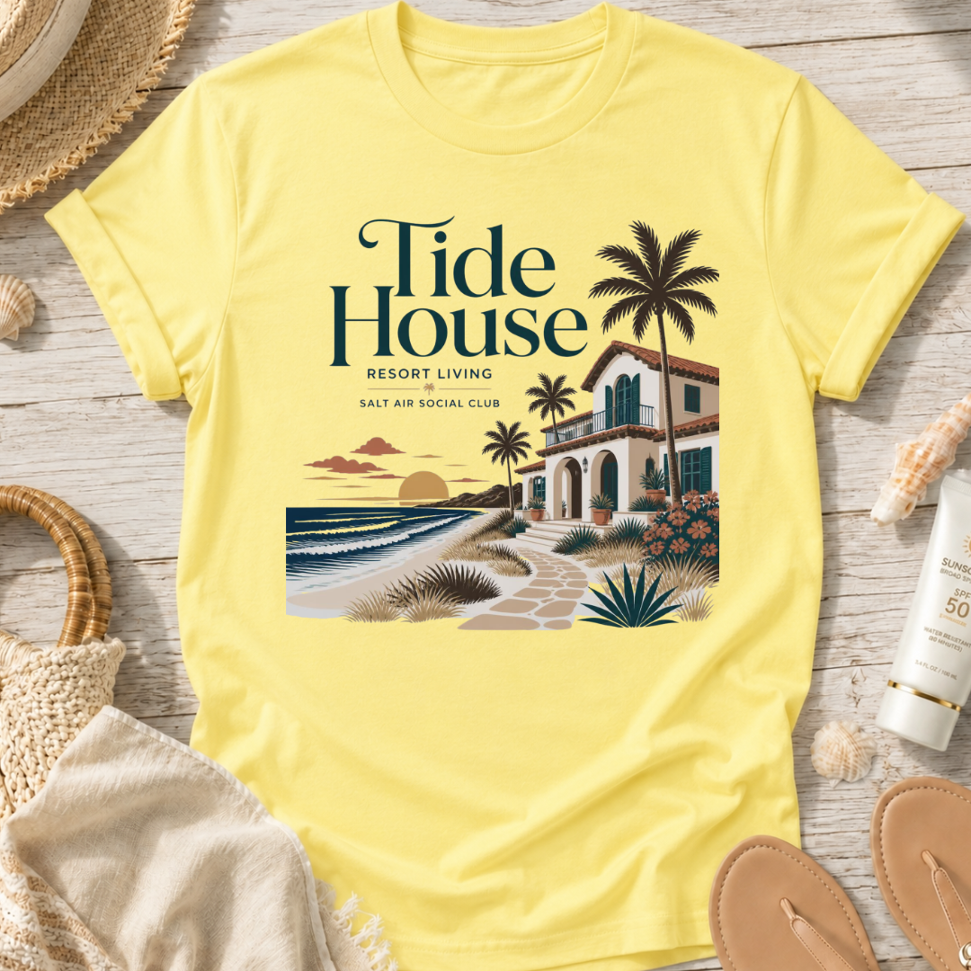 Tide House Beach T‑Shirt