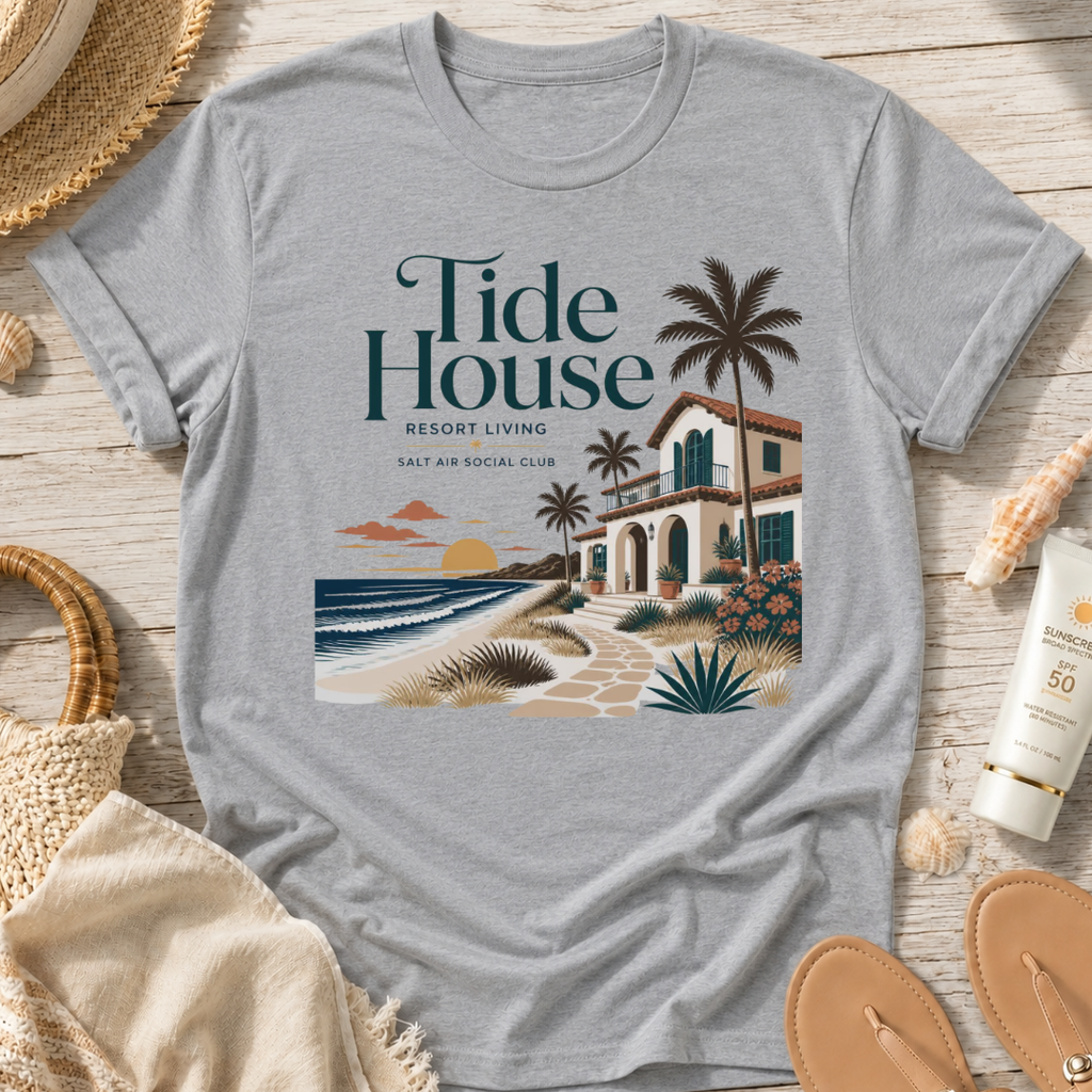 Tide House Beach T‑Shirt