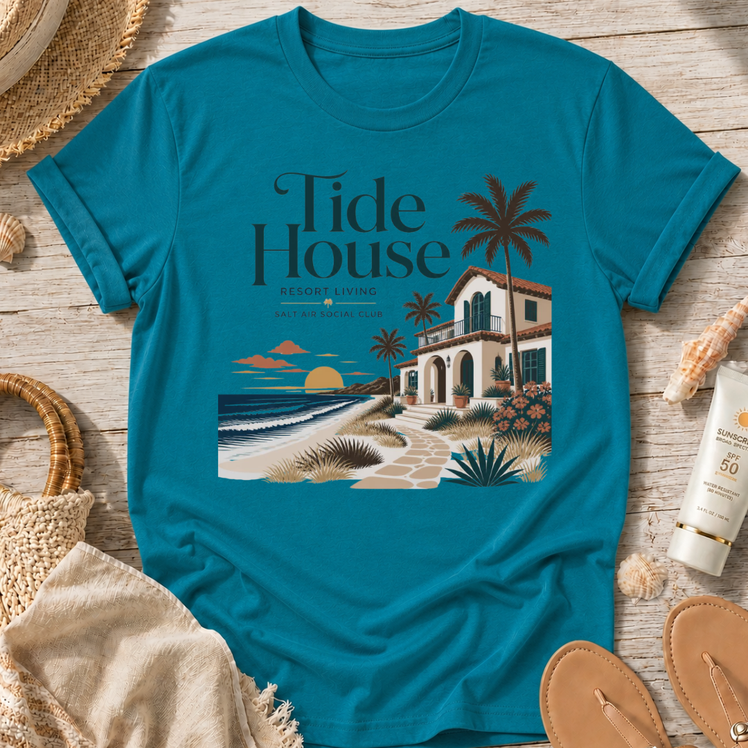 Tide House Beach T‑Shirt