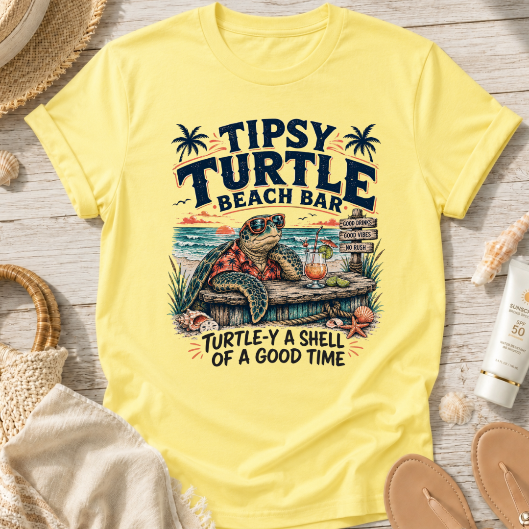 Tipsy Turtle Beach Bar T-Shirt