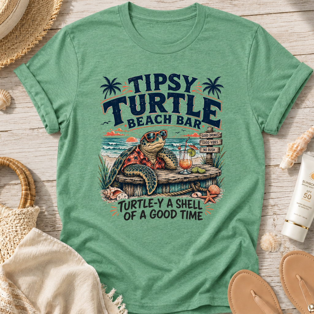 Tipsy Turtle Beach Bar T-Shirt