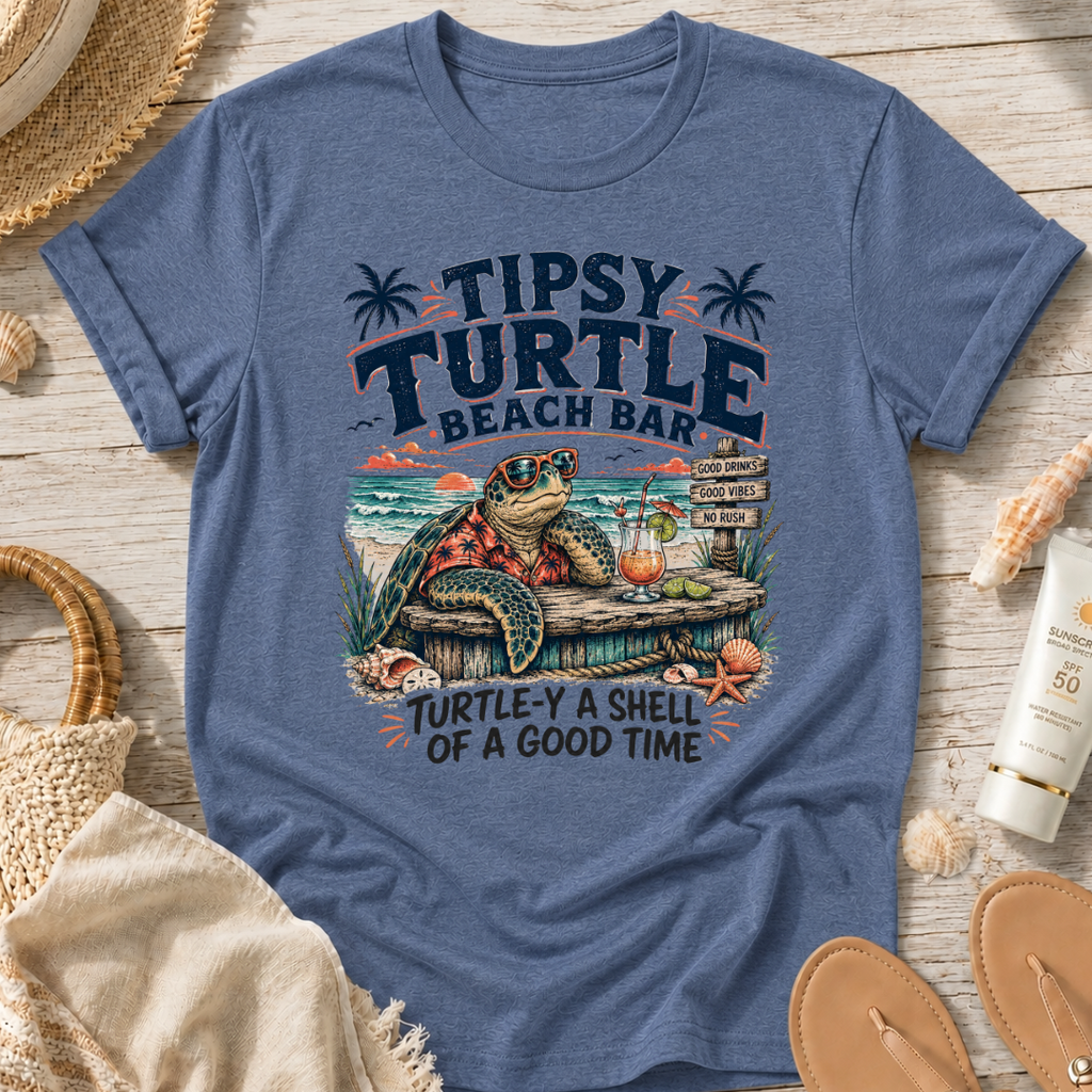 Tipsy Turtle Beach Bar T-Shirt