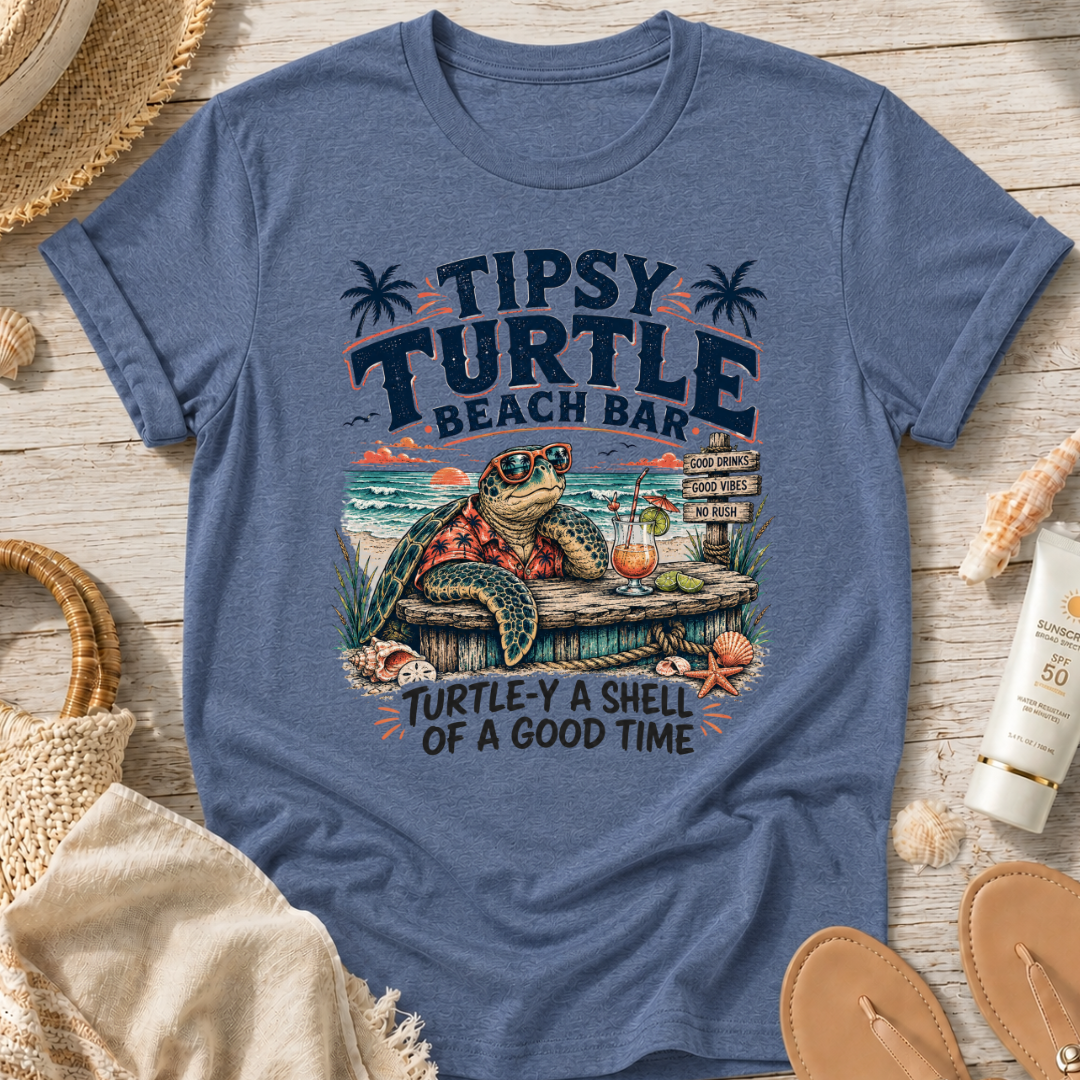 Tipsy Turtle Beach Bar T-Shirt