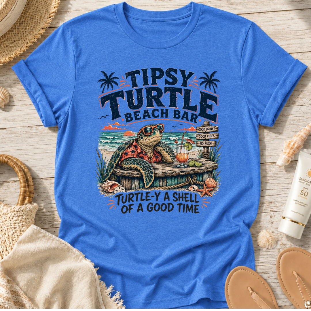 Tipsy Turtle Beach Bar T-Shirt