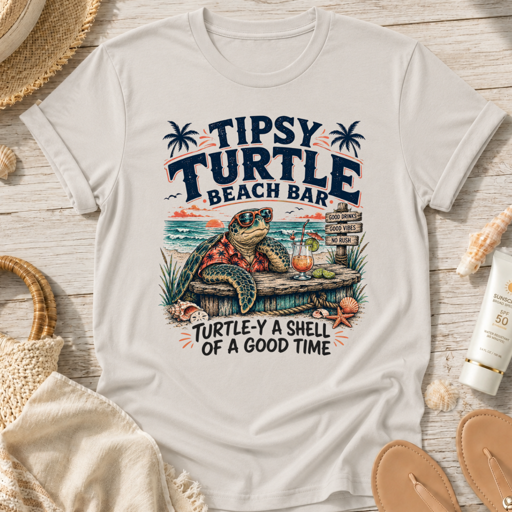 Tipsy Turtle Beach Bar T-Shirt