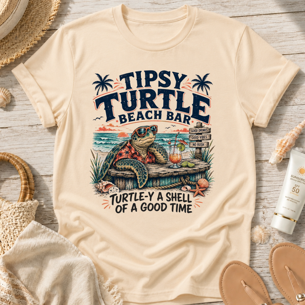 Tipsy Turtle Beach Bar T-Shirt
