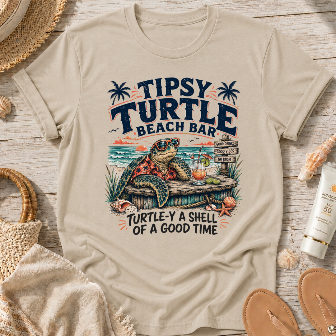 Tipsy Turtle Beach Bar T-Shirt