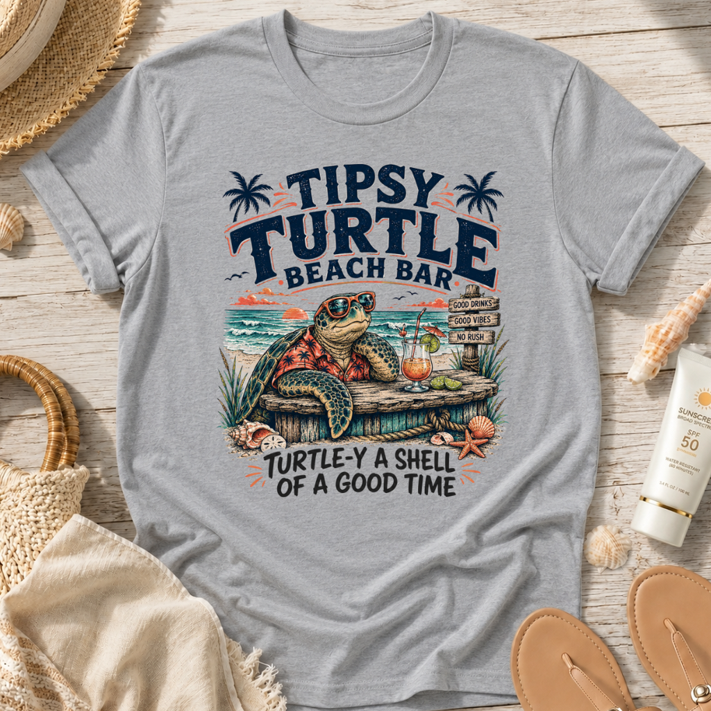 Tipsy Turtle Beach Bar T-Shirt