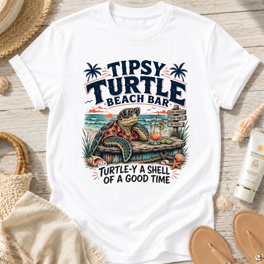 Tipsy Turtle Beach Bar T-Shirt