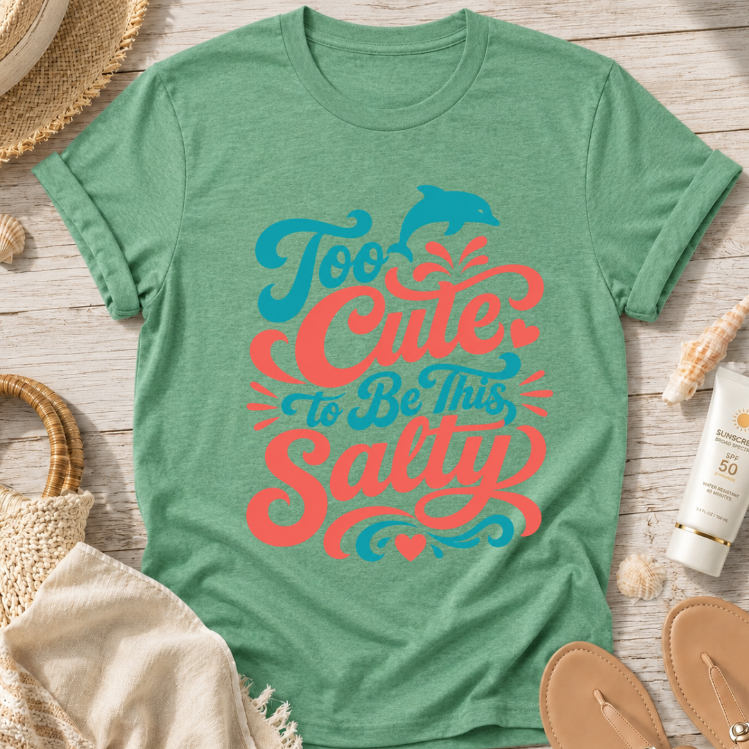 Too Cute to Be This Salty T-Shirt