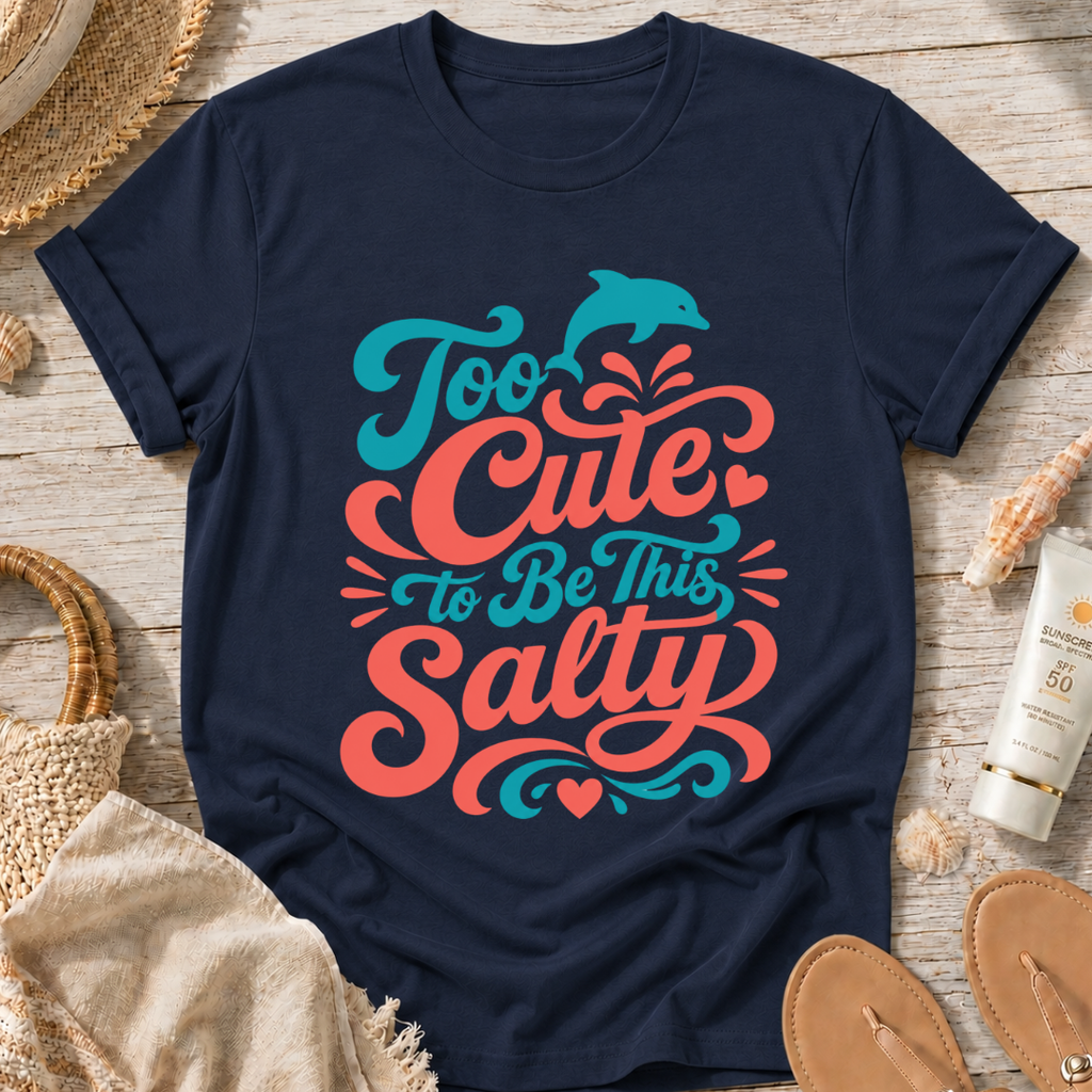 Too Cute to Be This Salty T-Shirt