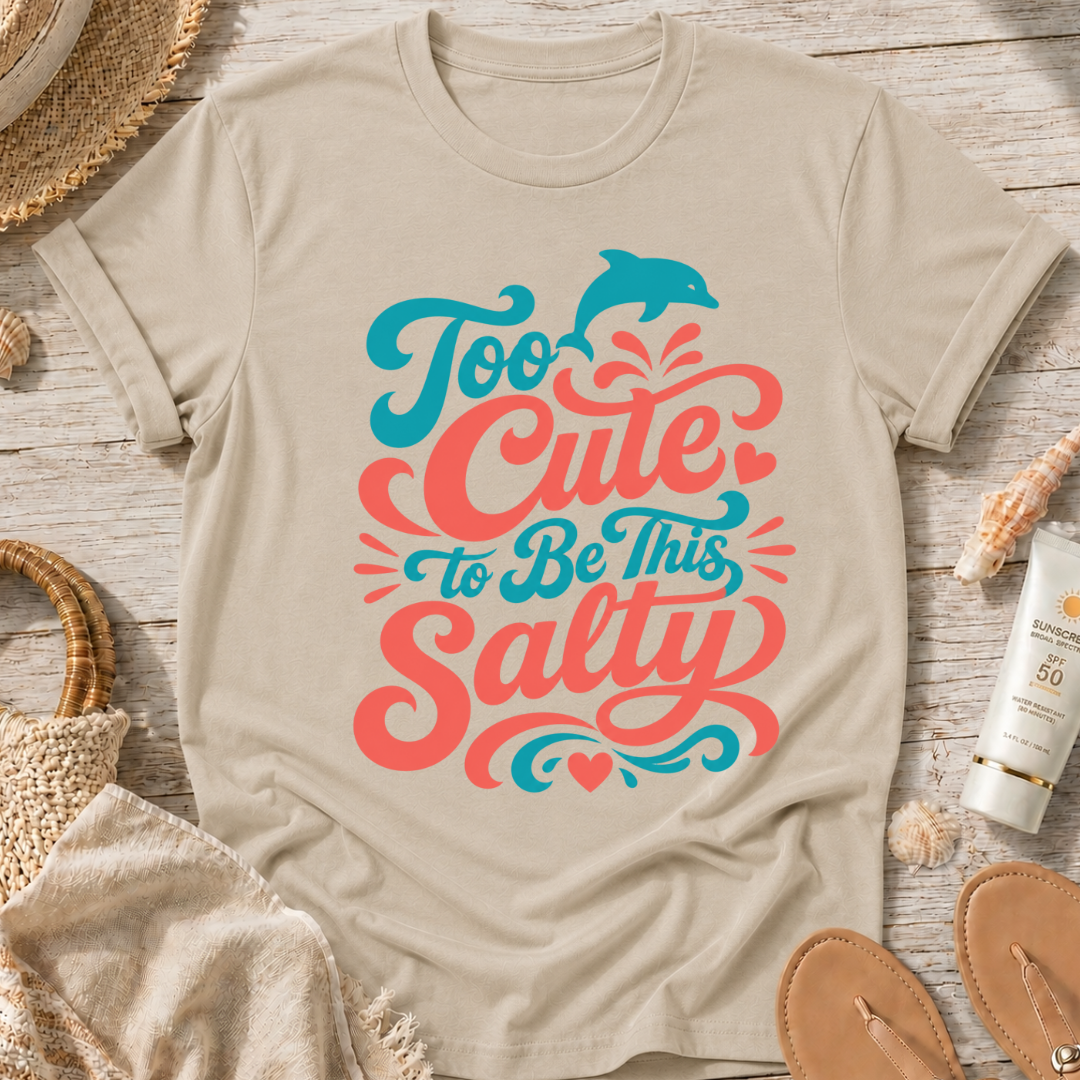 Too Cute to Be This Salty T-Shirt