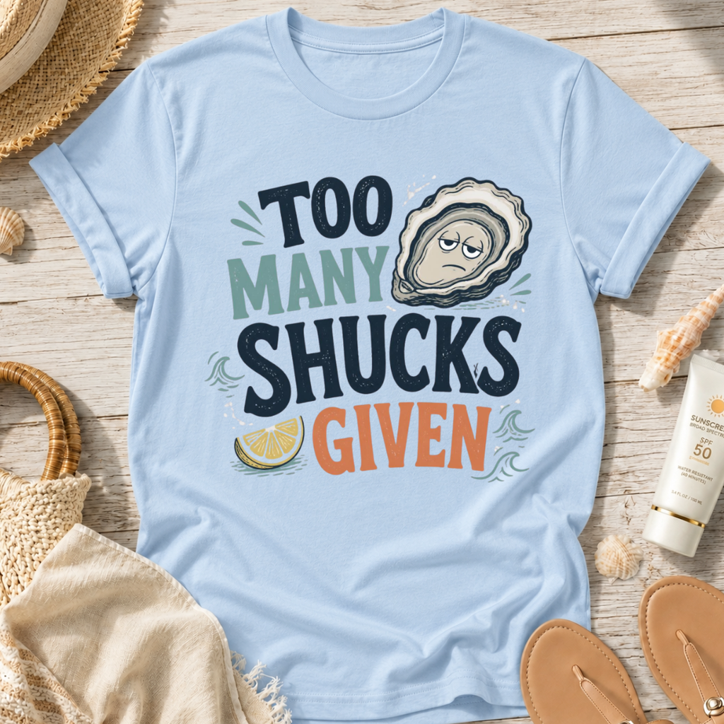 Too Many Shucks Given T-Shirt
