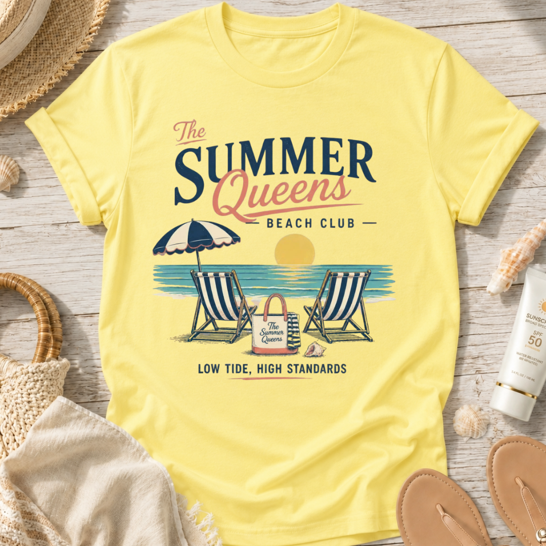 The Summer Queens Beach Club T‑Shirt