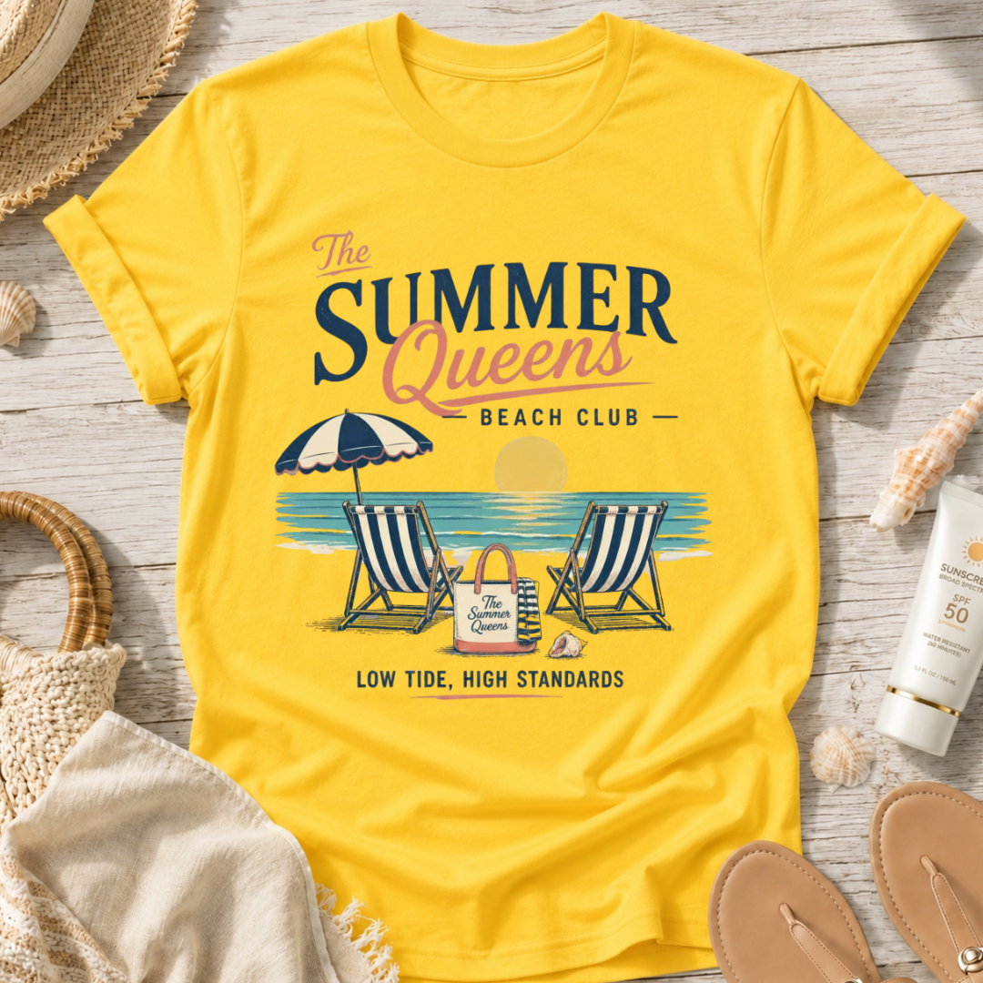 The Summer Queens Beach Club T‑Shirt