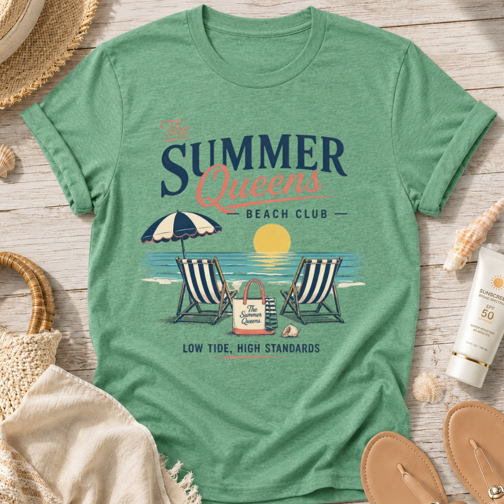 The Summer Queens Beach Club T‑Shirt
