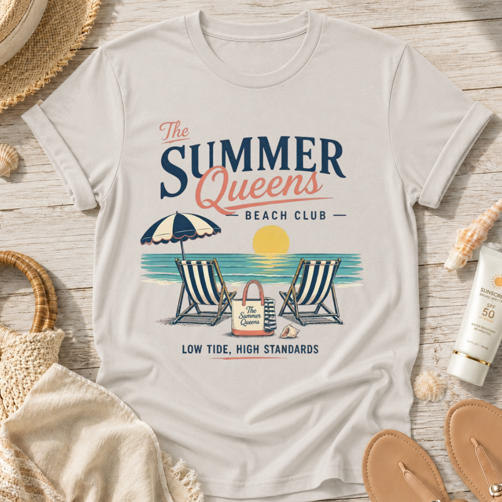 The Summer Queens Beach Club T‑Shirt