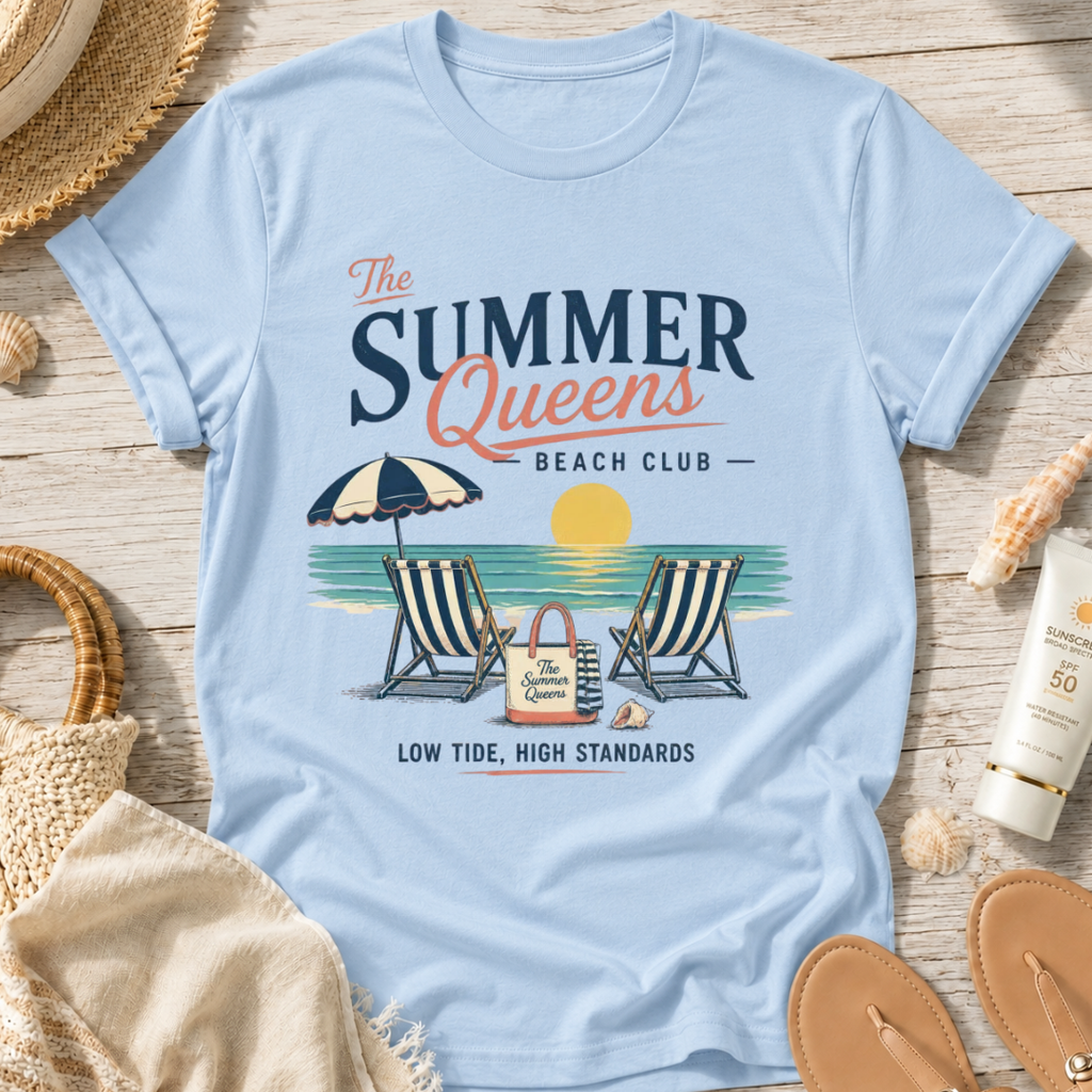 The Summer Queens Beach Club T‑Shirt