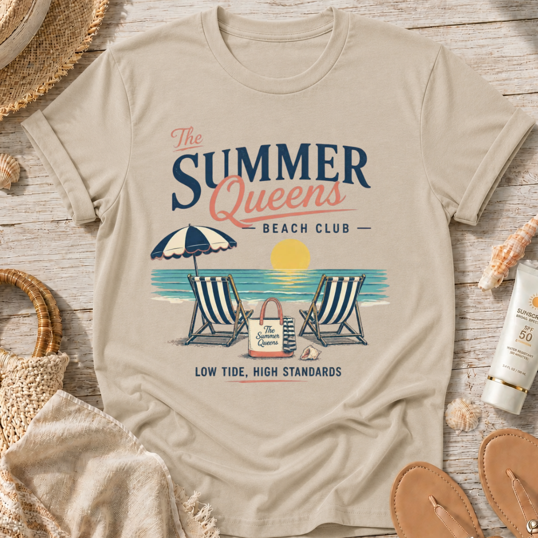 The Summer Queens Beach Club T‑Shirt