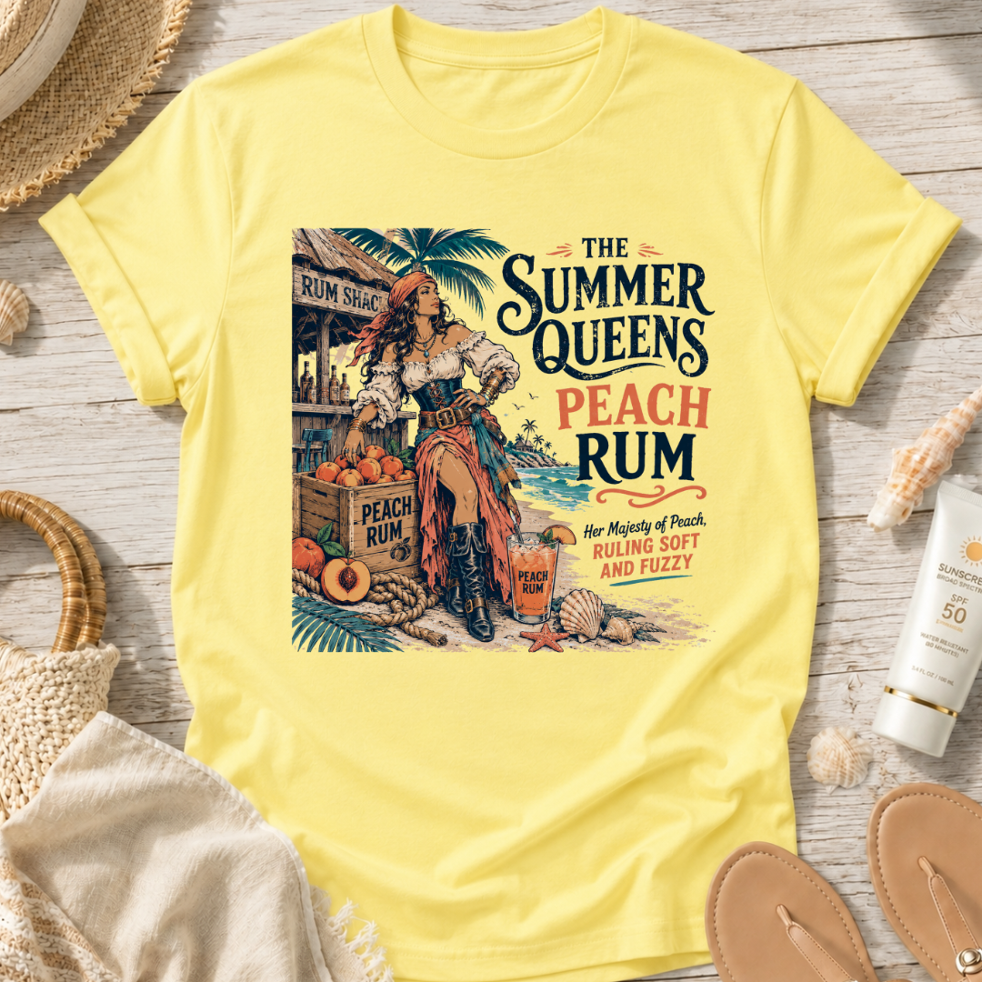 The Summer Queens Peach Rum T-Shirt