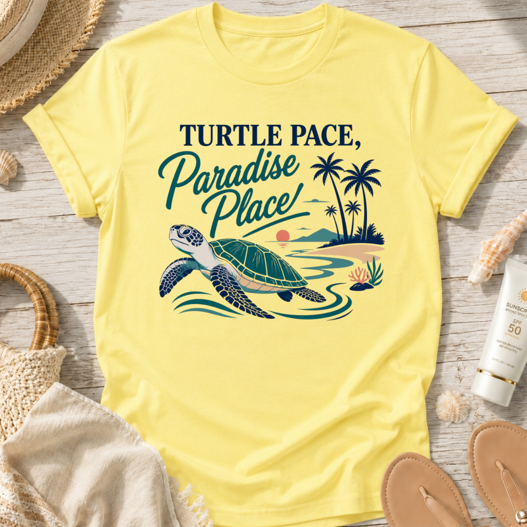 Turtle Pace Paradise Place T-Shirt