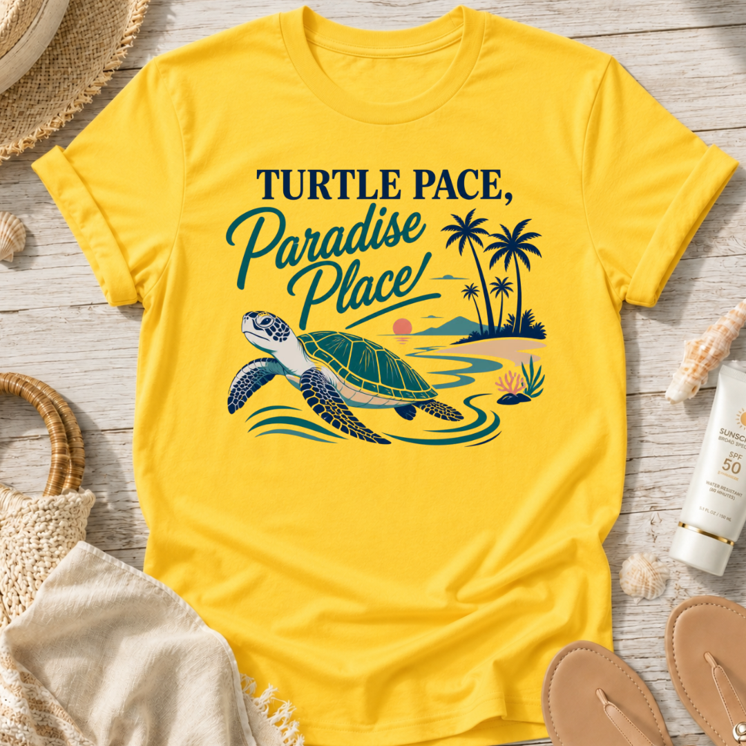Turtle Pace Paradise Place T-Shirt