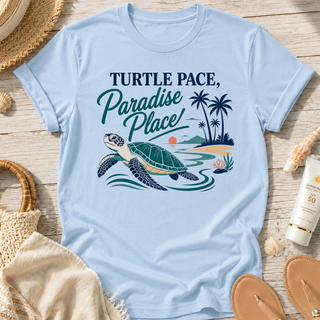 Turtle Pace Paradise Place T-Shirt