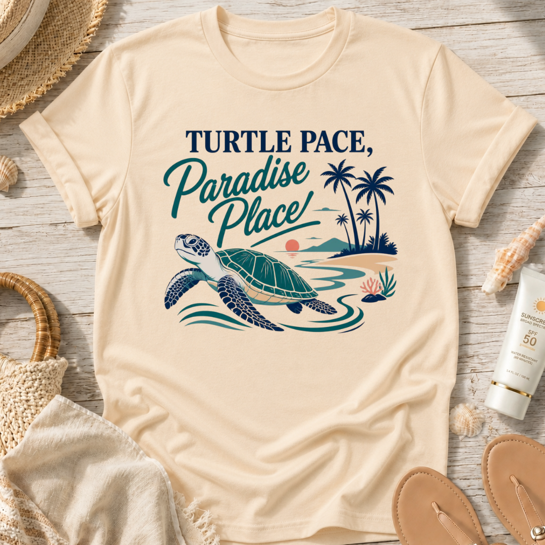 Turtle Pace Paradise Place T-Shirt
