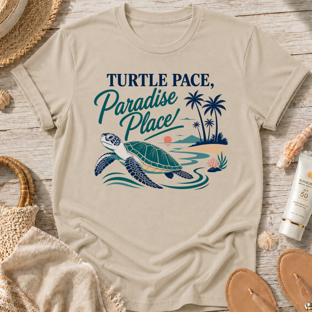 Turtle Pace Paradise Place T-Shirt