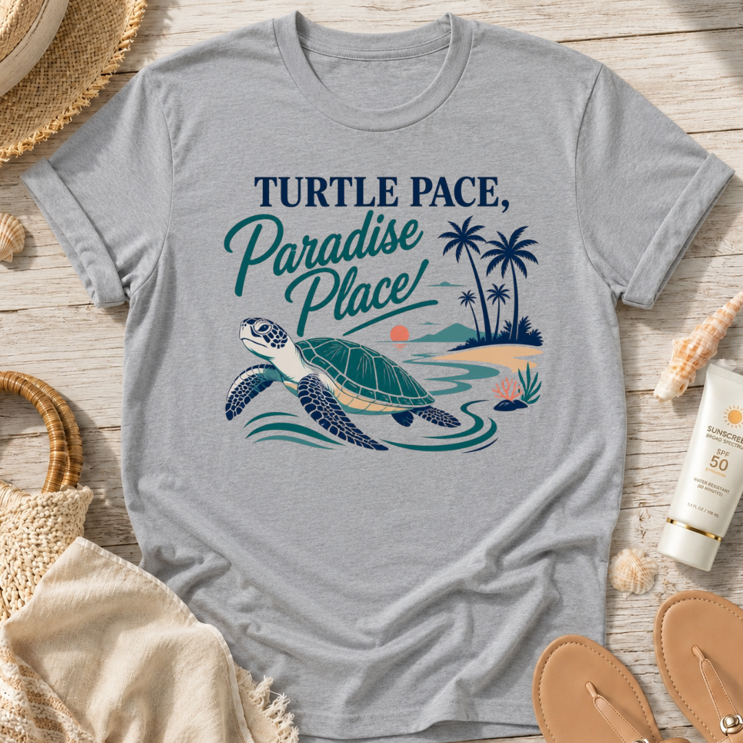 Turtle Pace Paradise Place T-Shirt