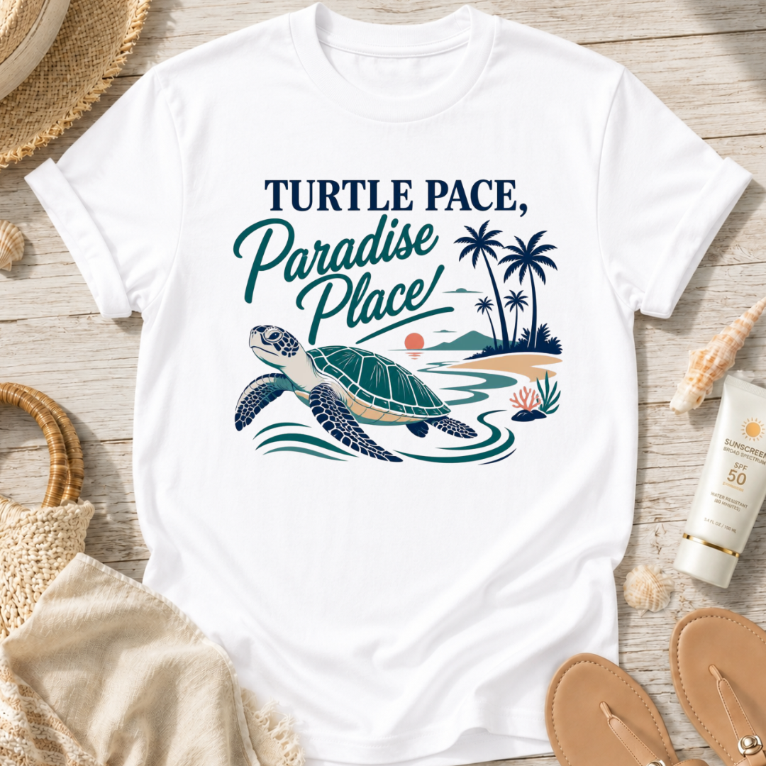 Turtle Pace Paradise Place T-Shirt