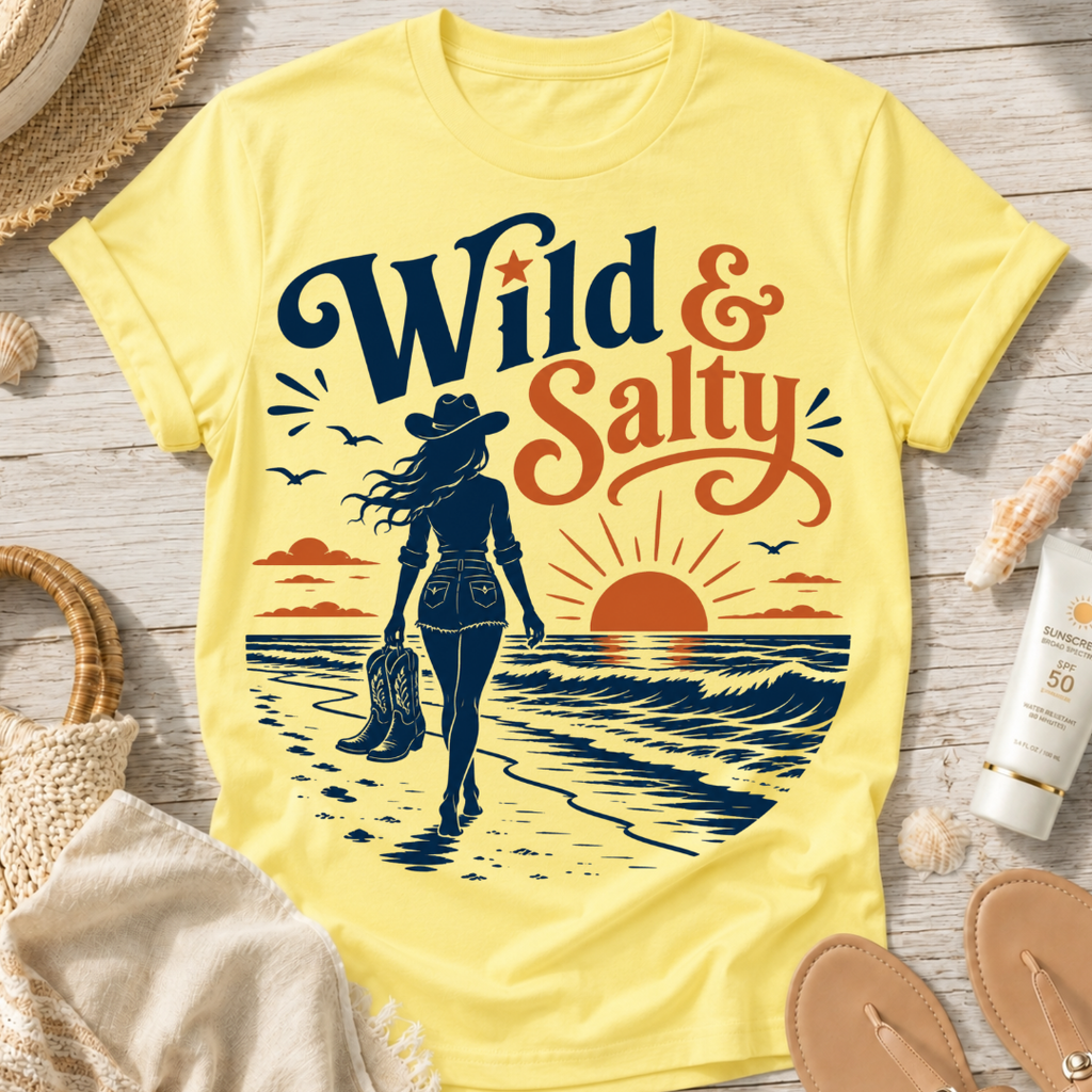 Wild & Salty Beach T-Shirt