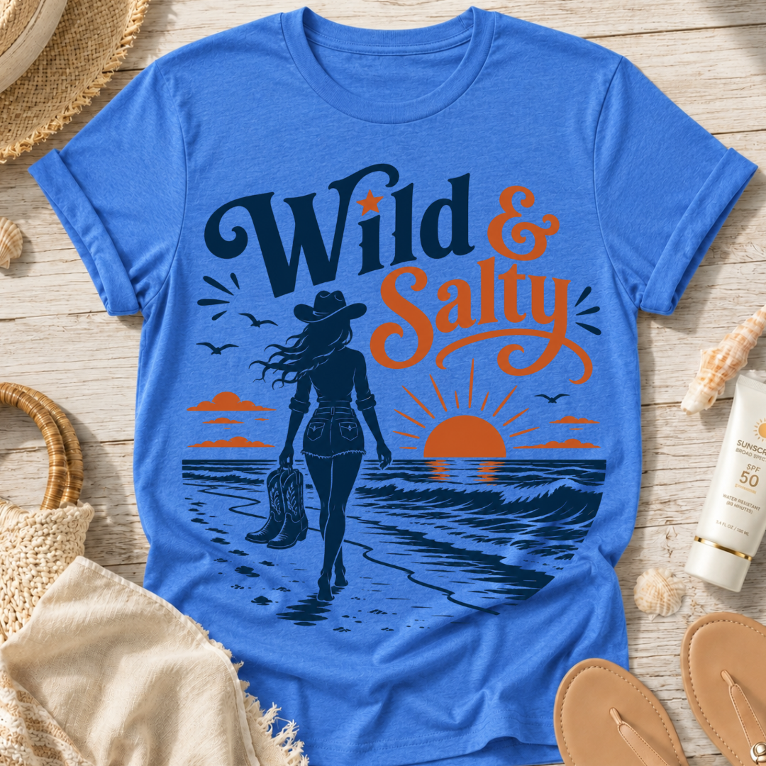 Wild & Salty Beach T-Shirt