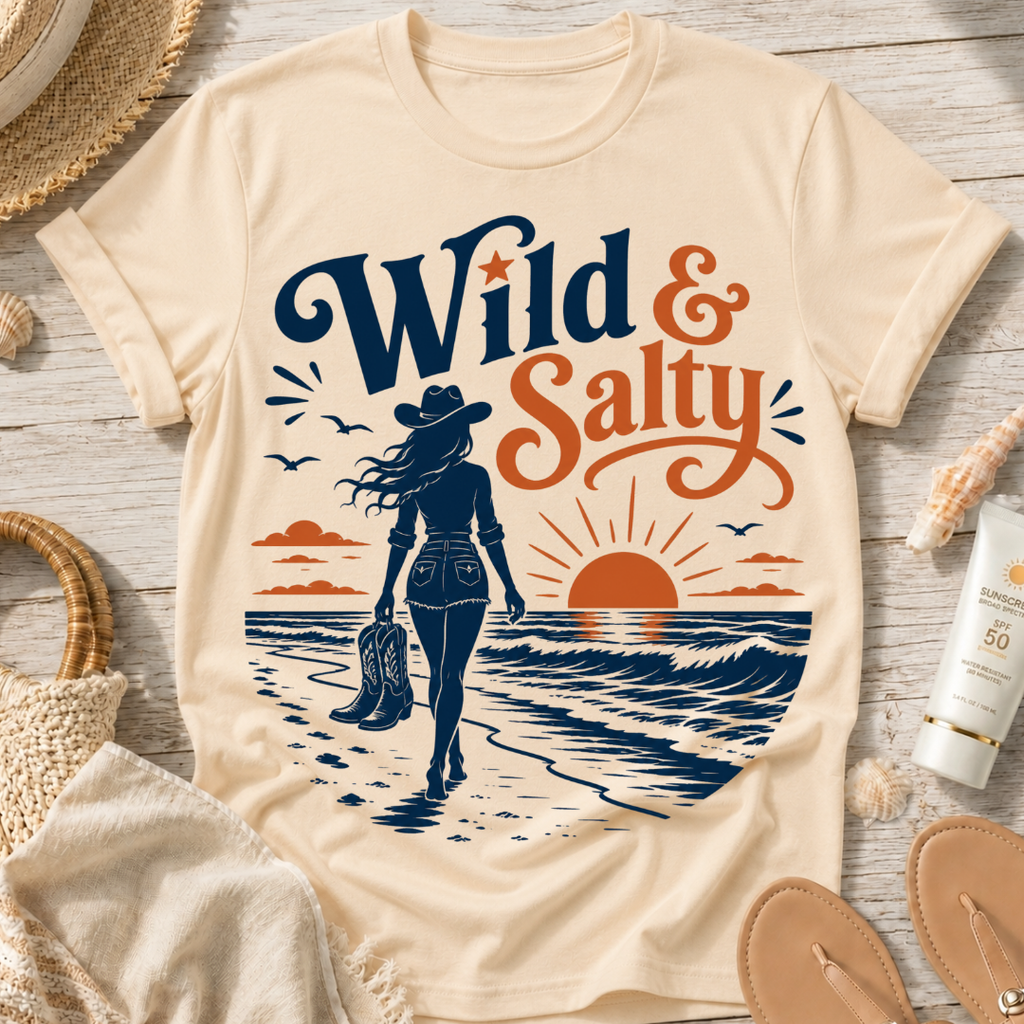 Wild & Salty Beach T-Shirt