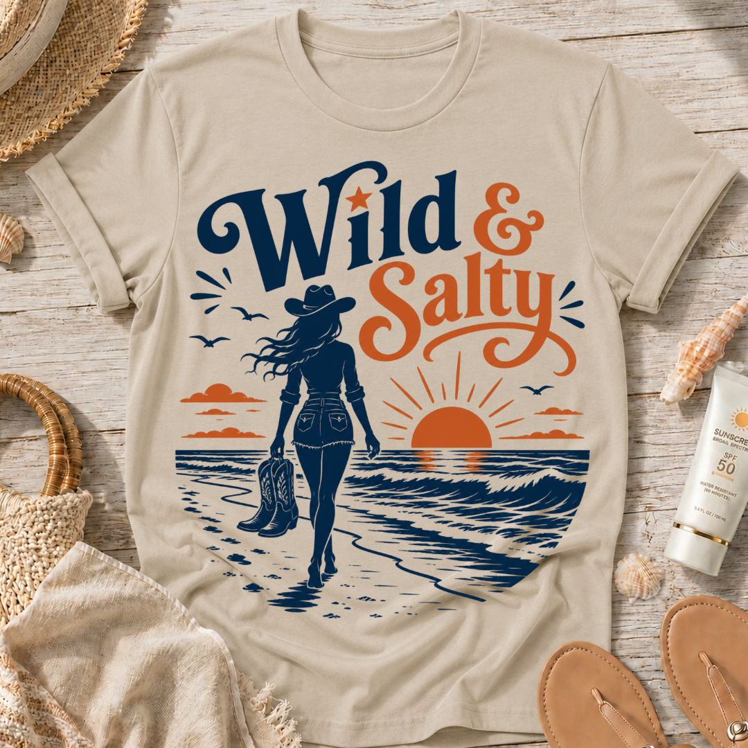 Wild & Salty Beach T-Shirt