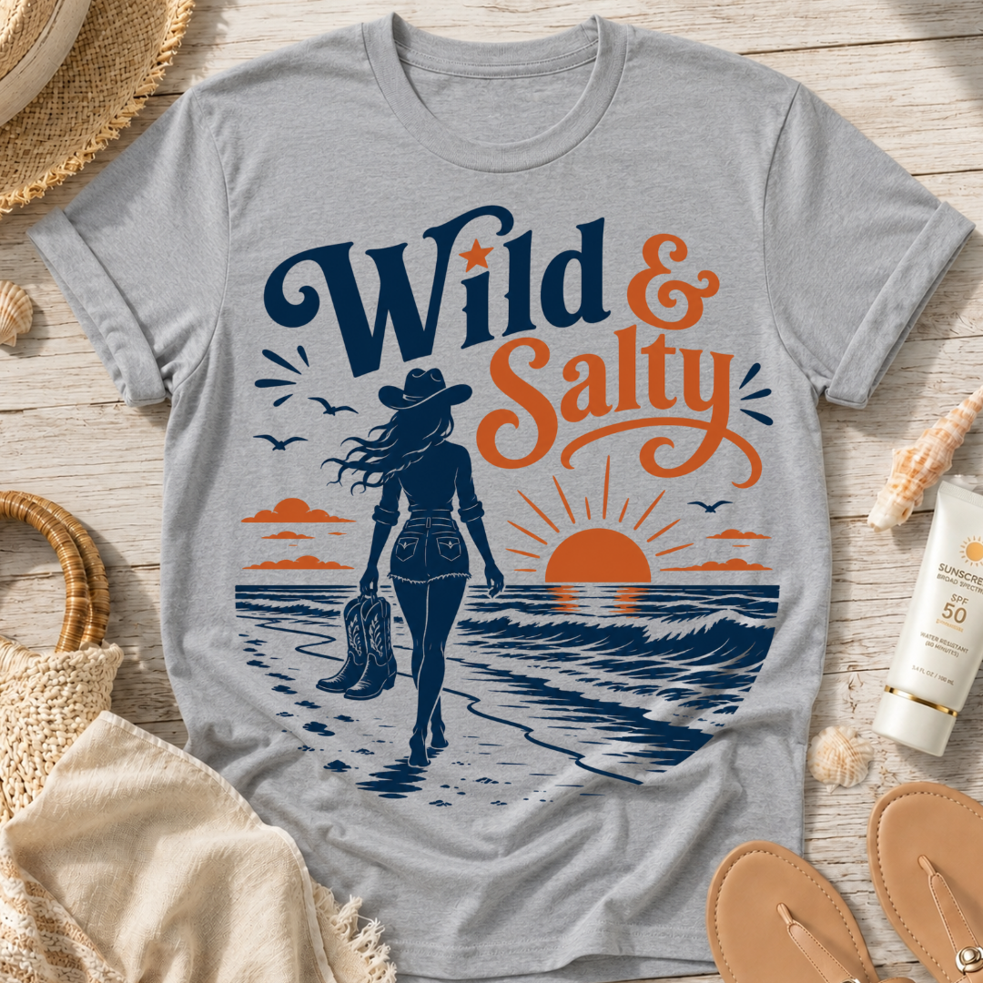 Wild & Salty Beach T-Shirt