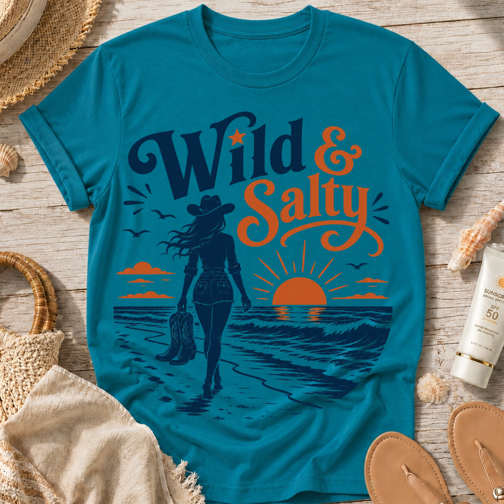 Wild & Salty Beach T-Shirt